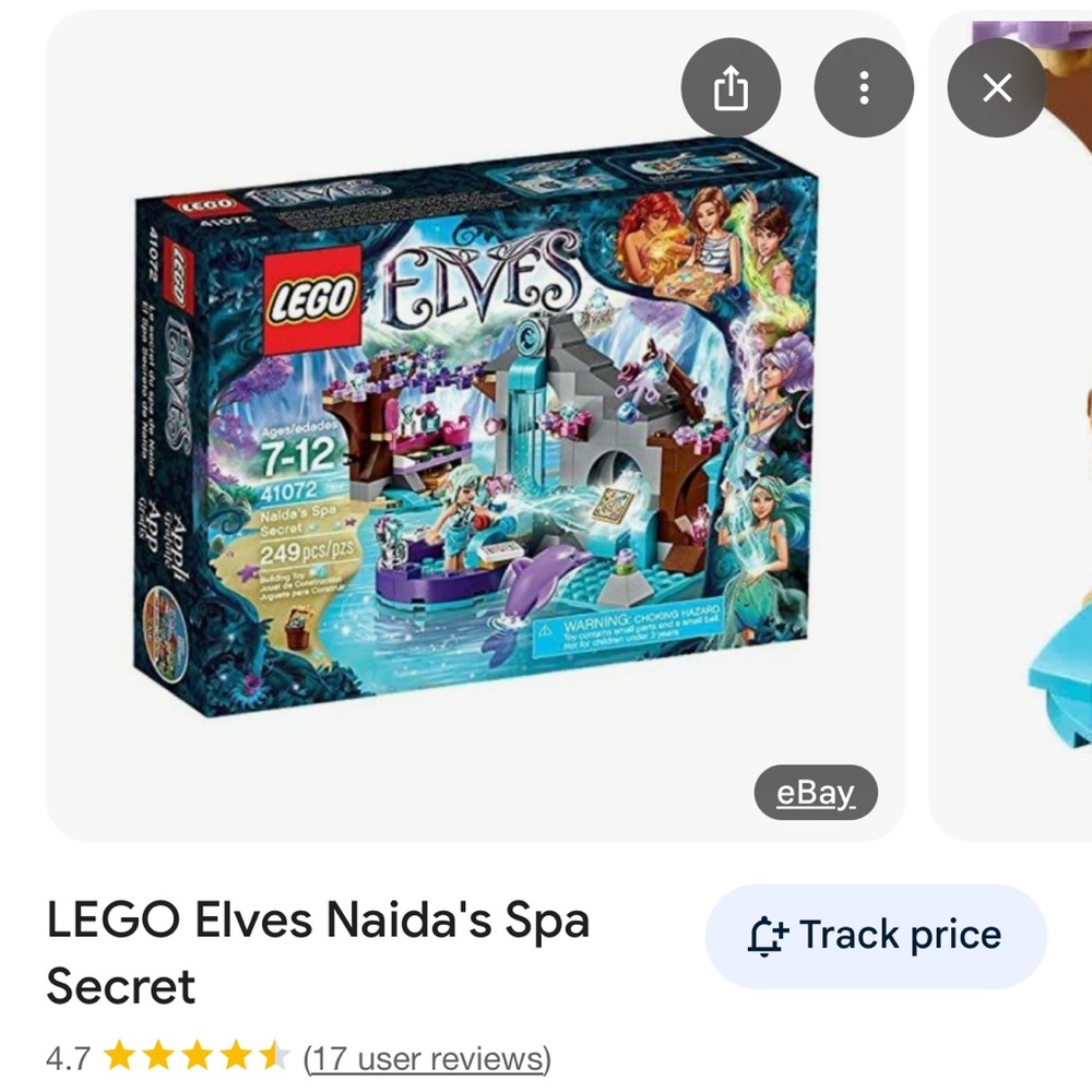 LEGO ELVES Nadia‘s spa secret set 41072